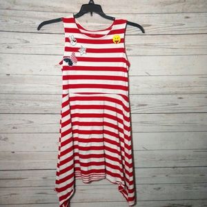 Red & White striped size 16 dress